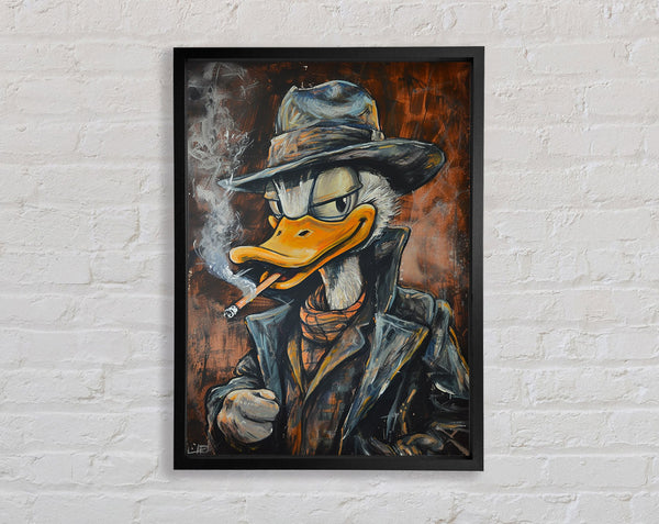 Scrooge Duck Framed Print
