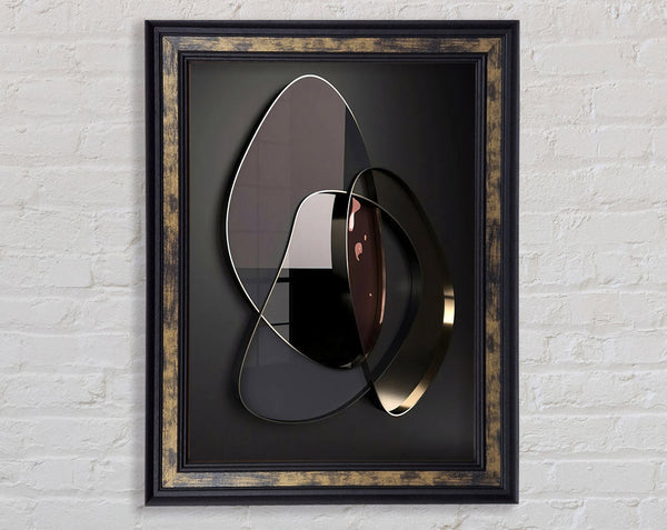 Shape Reflections Framed Print