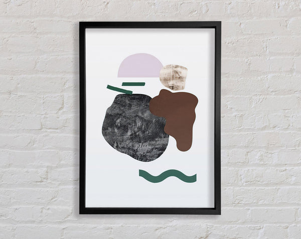 Shapes And Texture Framed Print