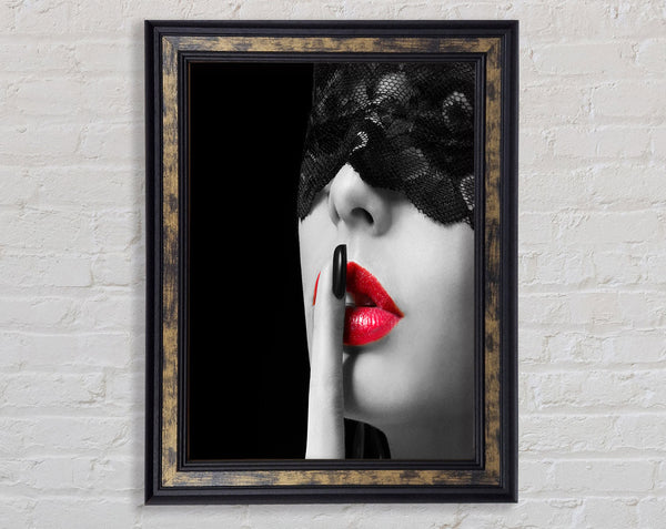 Shhh! Framed Print