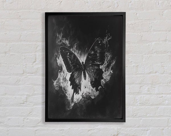 Smoking Butterfly Framed Print