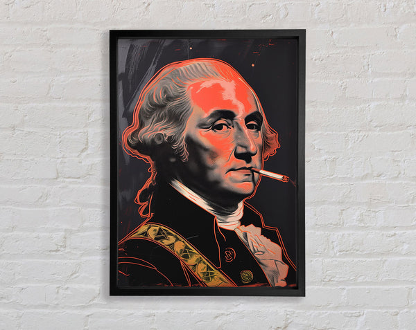 Smoking The Cigarette Framed Print