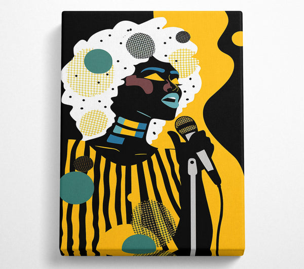  A Canvas Print of Soul Singer Canvas Wall Art