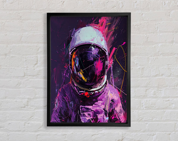 Spaceman Colours Framed Print