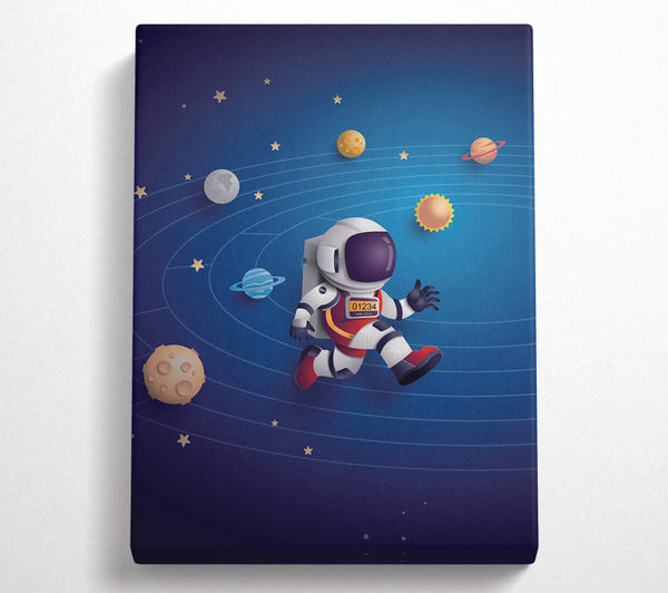  A Canvas Print of Spaceman Canvas Art