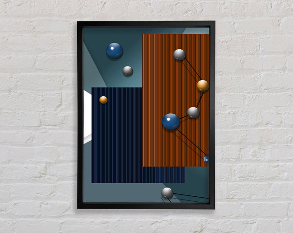 Sphere Connection Framed Print