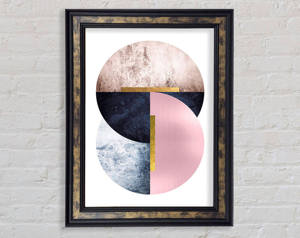 Spheres Of Pink Framed Print