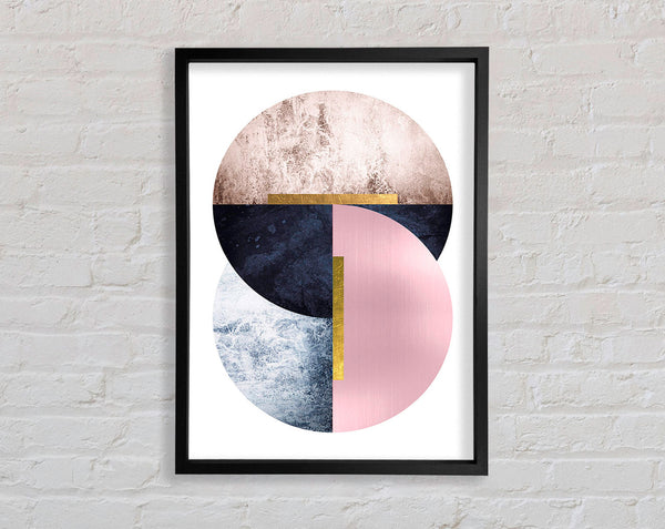 Spheres Of Pink Framed Print