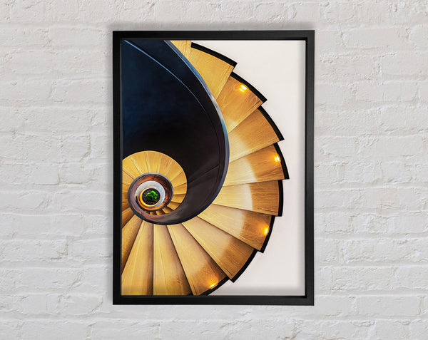 Spiral Staircase Framed Print
