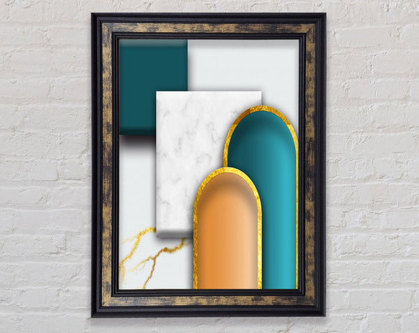 Square And Oblong Framed Print