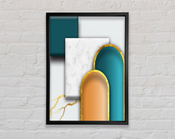 Square And Oblong Framed Print