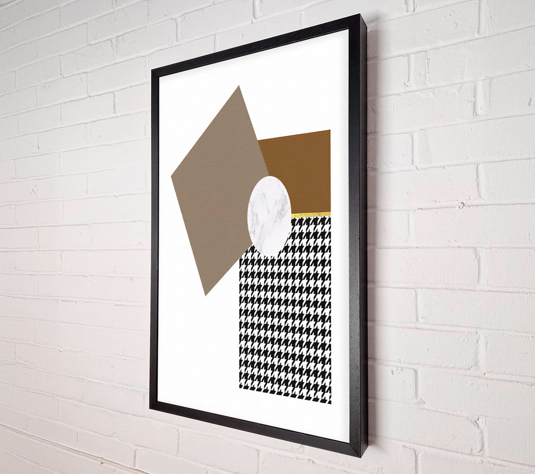  A Canvas Print of Square Dogtooth Canvas Art