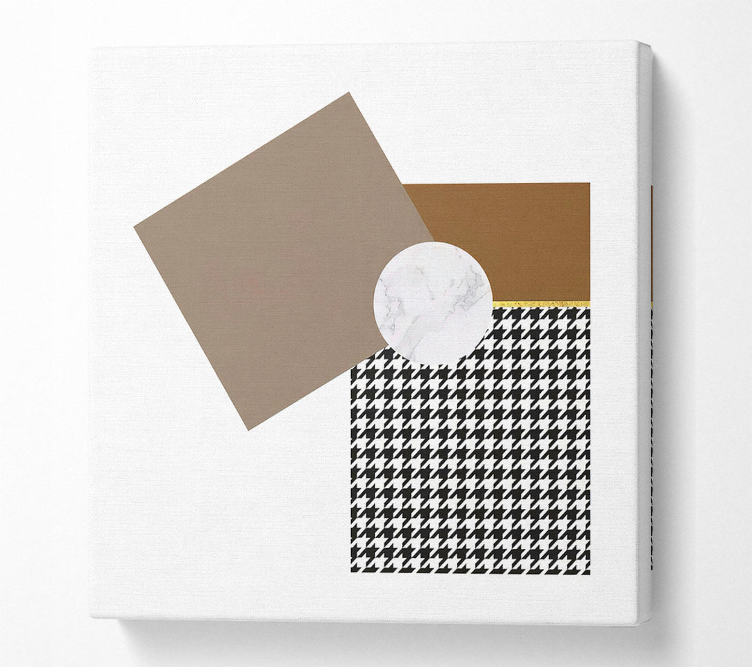  A Canvas Print of Square Dogtooth Canvas Art