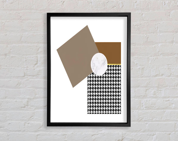 Square Dogtooth Framed Print