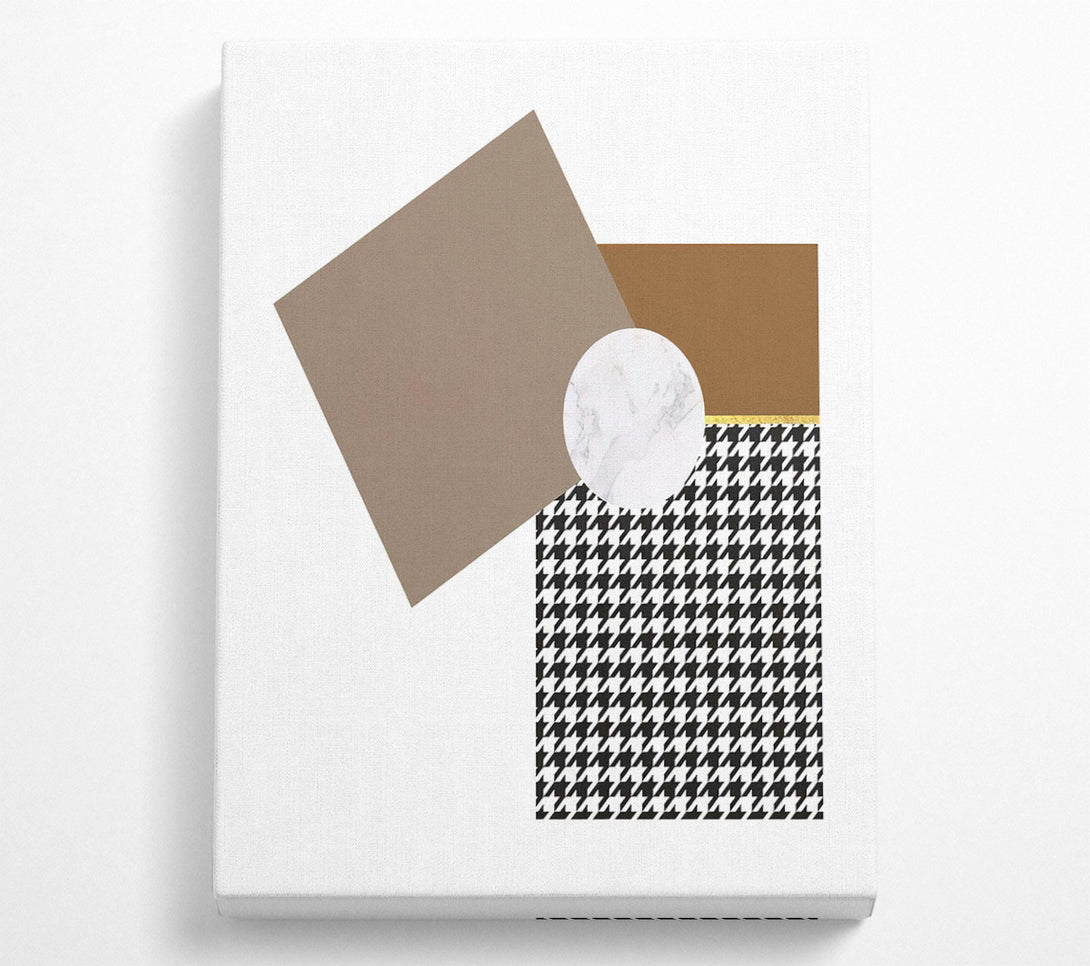  A Canvas Print of Square Dogtooth Canvas Art