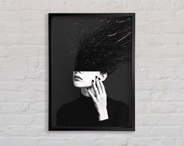 Static Head Framed Print