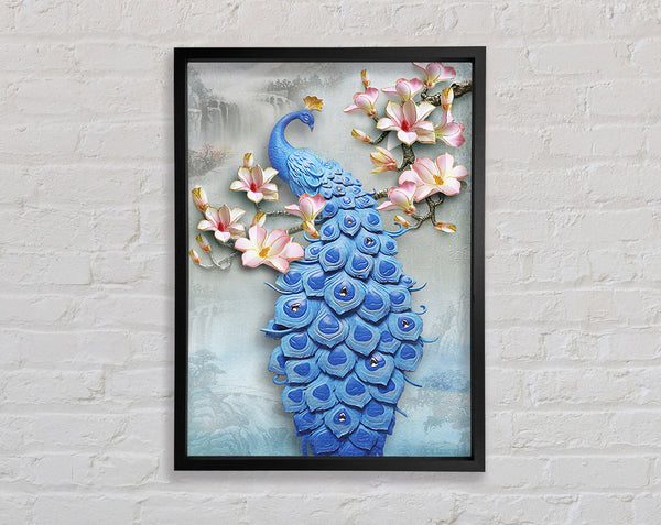 Stunning Peacock (1) Framed Print
