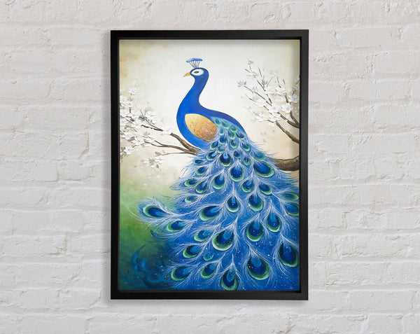 Stunning Peacock Framed Print
