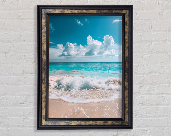 Summer Waves Framed Print
