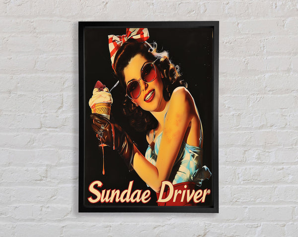 Sundae Driver Framed Print