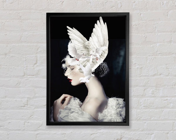 Swan Lady Framed Print