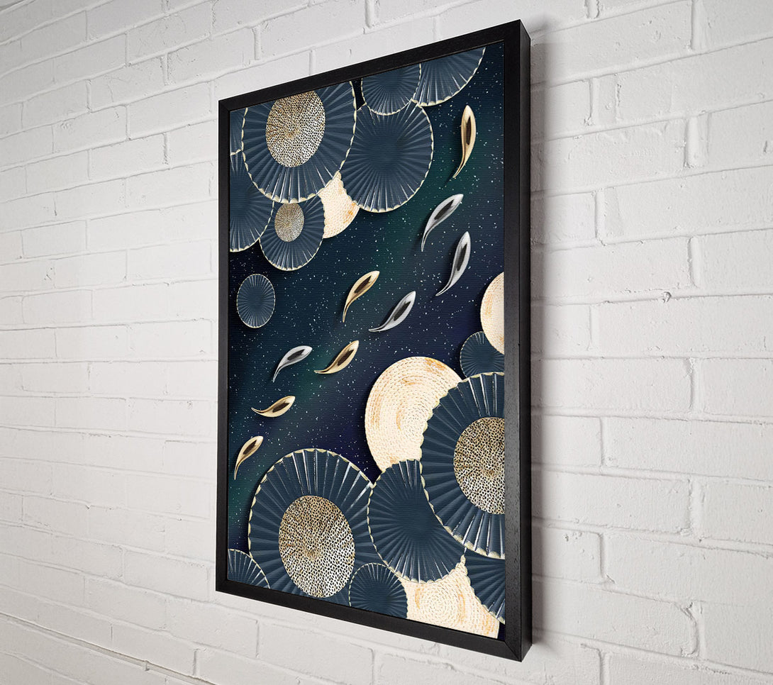  A Canvas Print of Swarm Of Fish Canvas Art