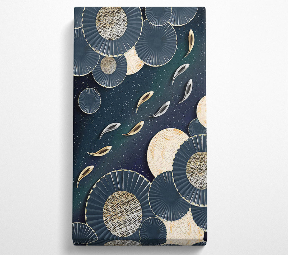  A Canvas Print of Swarm Of Fish Canvas Art