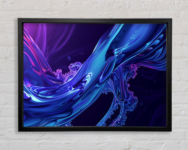 Swirls Of Liquid Framed Print