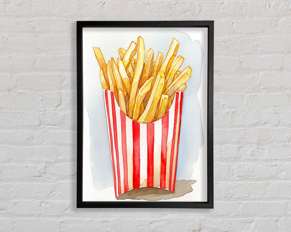 Tasty Fries Framed Print