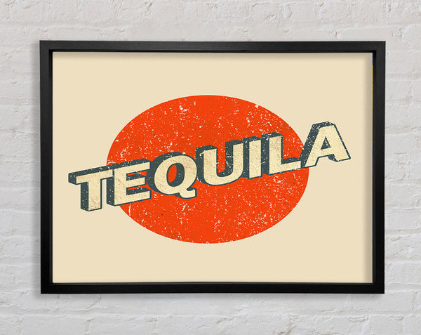 Tequila Text Framed Print