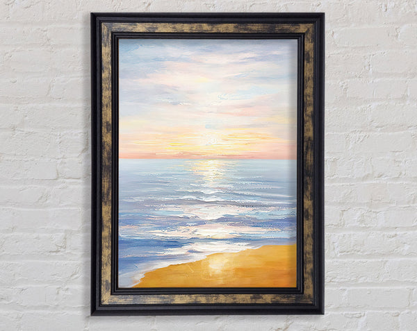 The Beach Serenity Framed Print