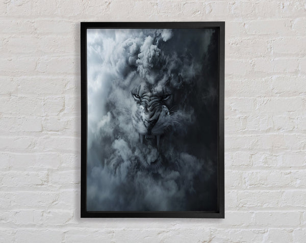 The Cloud Lion Framed Print