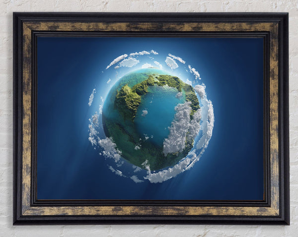 The Earths Atmosphere Framed Print