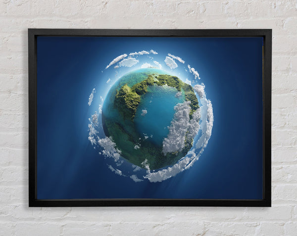 The Earths Atmosphere Framed Print