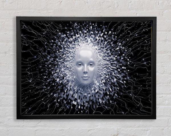The Face Of Ai Framed Print