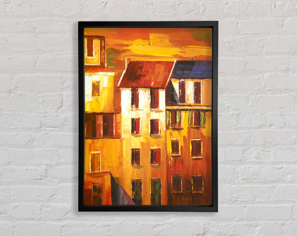 The Street View Framed Print
