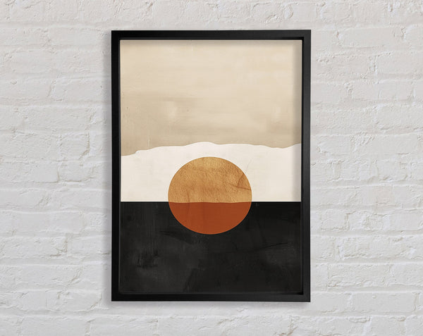 The Sun Cliff Boho Framed Print