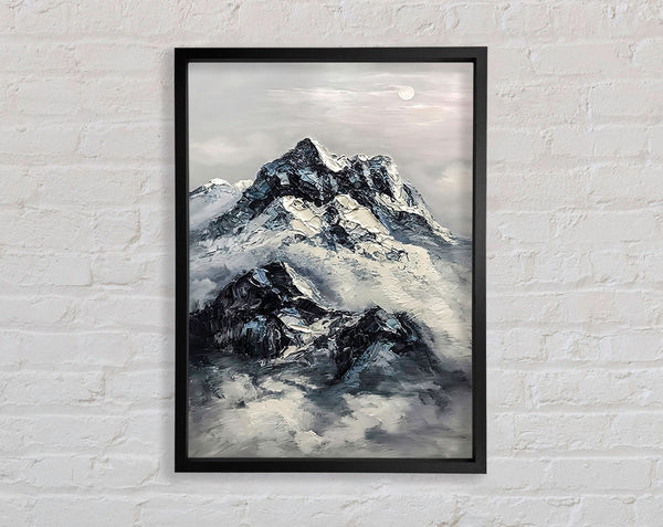 Thick Mountains Framed Print