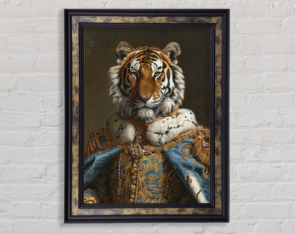 Tiger Royalty Framed Print