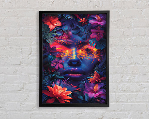 Tropical Woman Framed Print