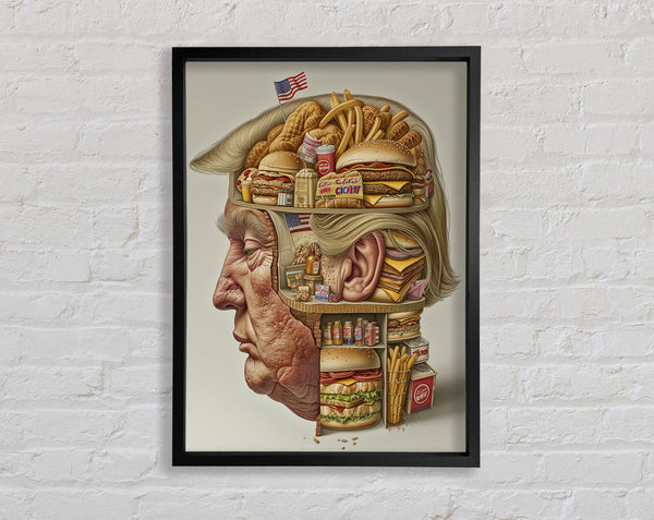 Trumps Mind Framed Print
