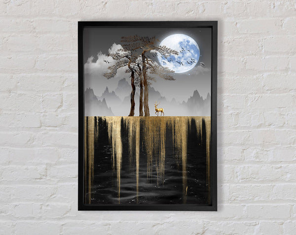 Undergrowth Night Framed Print