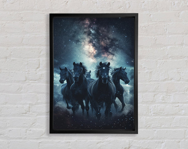 Unicorns Of The Universe Framed Print