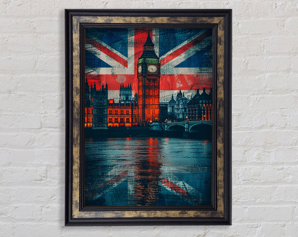 Union Jack London Framed Print