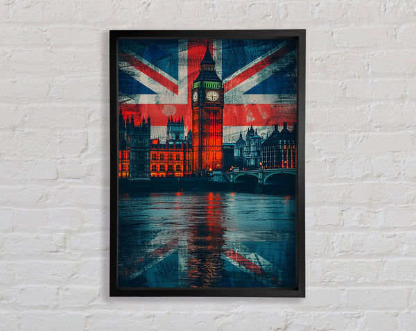 Union Jack London Framed Print