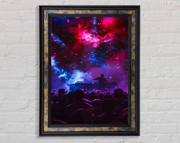Universe Dj Framed Print