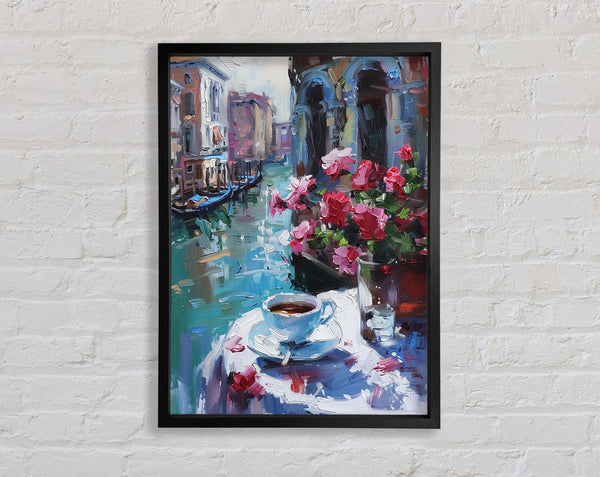 Venice Waterside Framed Print