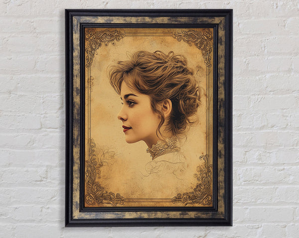 Victorian Postcard Framed Print