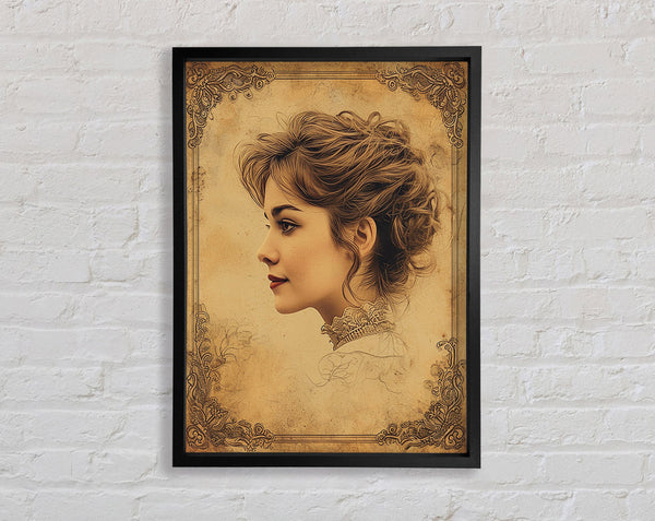 Victorian Postcard Framed Print