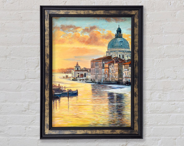 Vienna Scene Framed Print